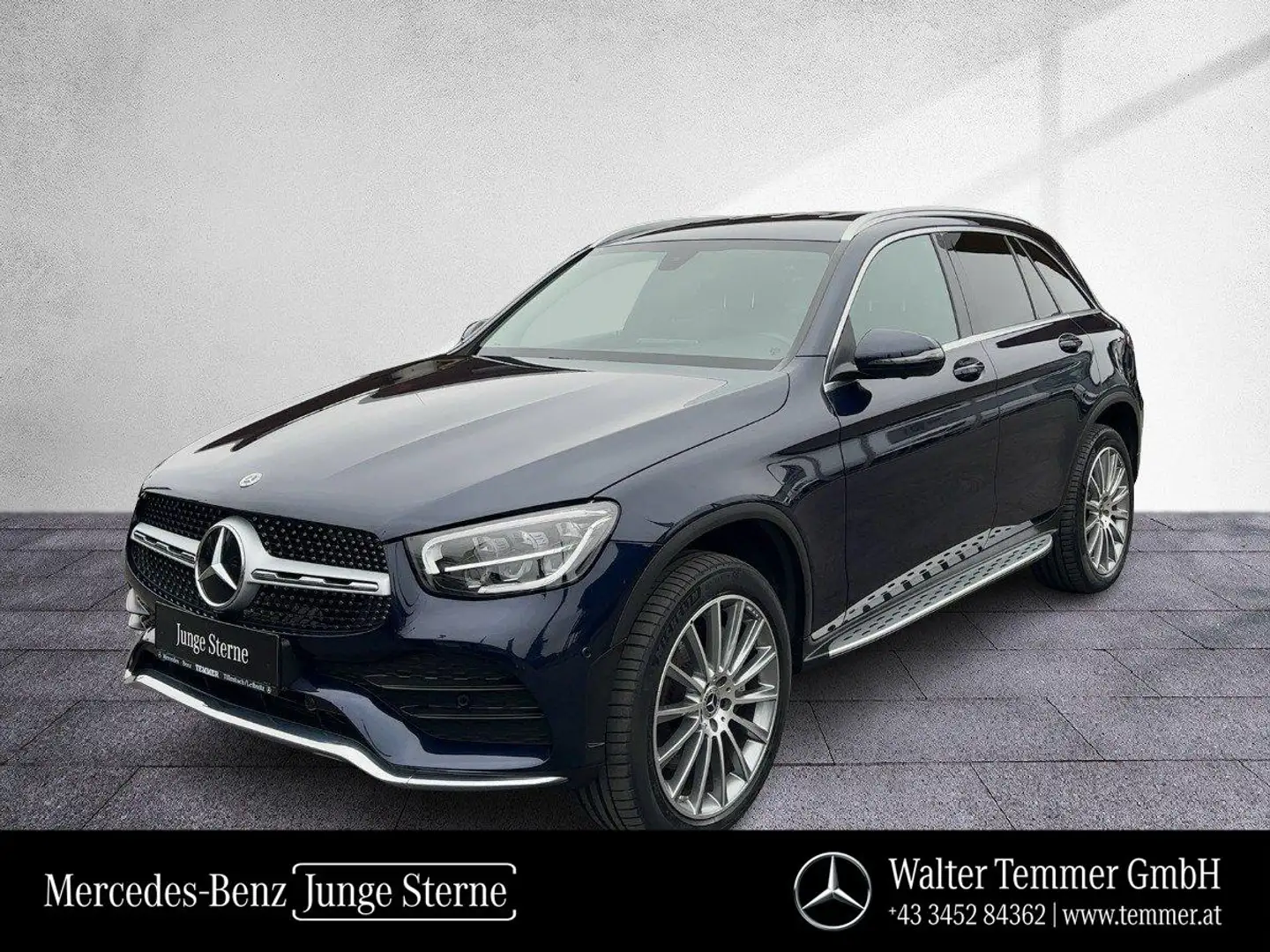 Mercedes-Benz GLC 300 de 4M AMG-Line LED AHV 360°Kam Shz Blau - 1