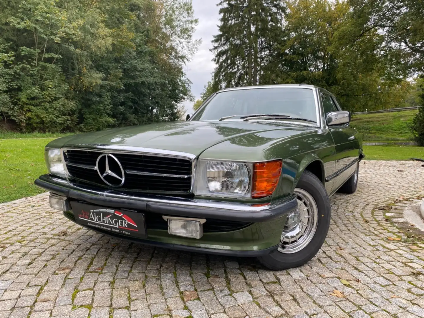 Mercedes-Benz SLC 280 4-Gang Schalter  H-Zulassung Tüv Neu Grün - 2