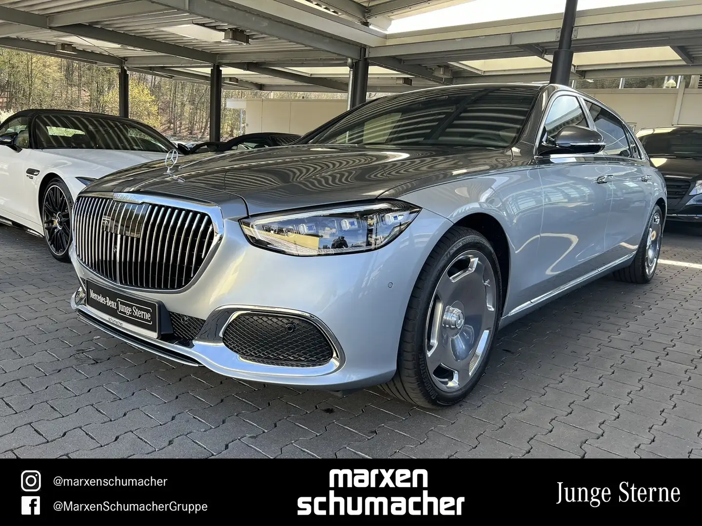 Mercedes-Benz S 580 Maybach S 580 FirstClass+Pano+Bur4D+twotone+Exkl Zilver - 1
