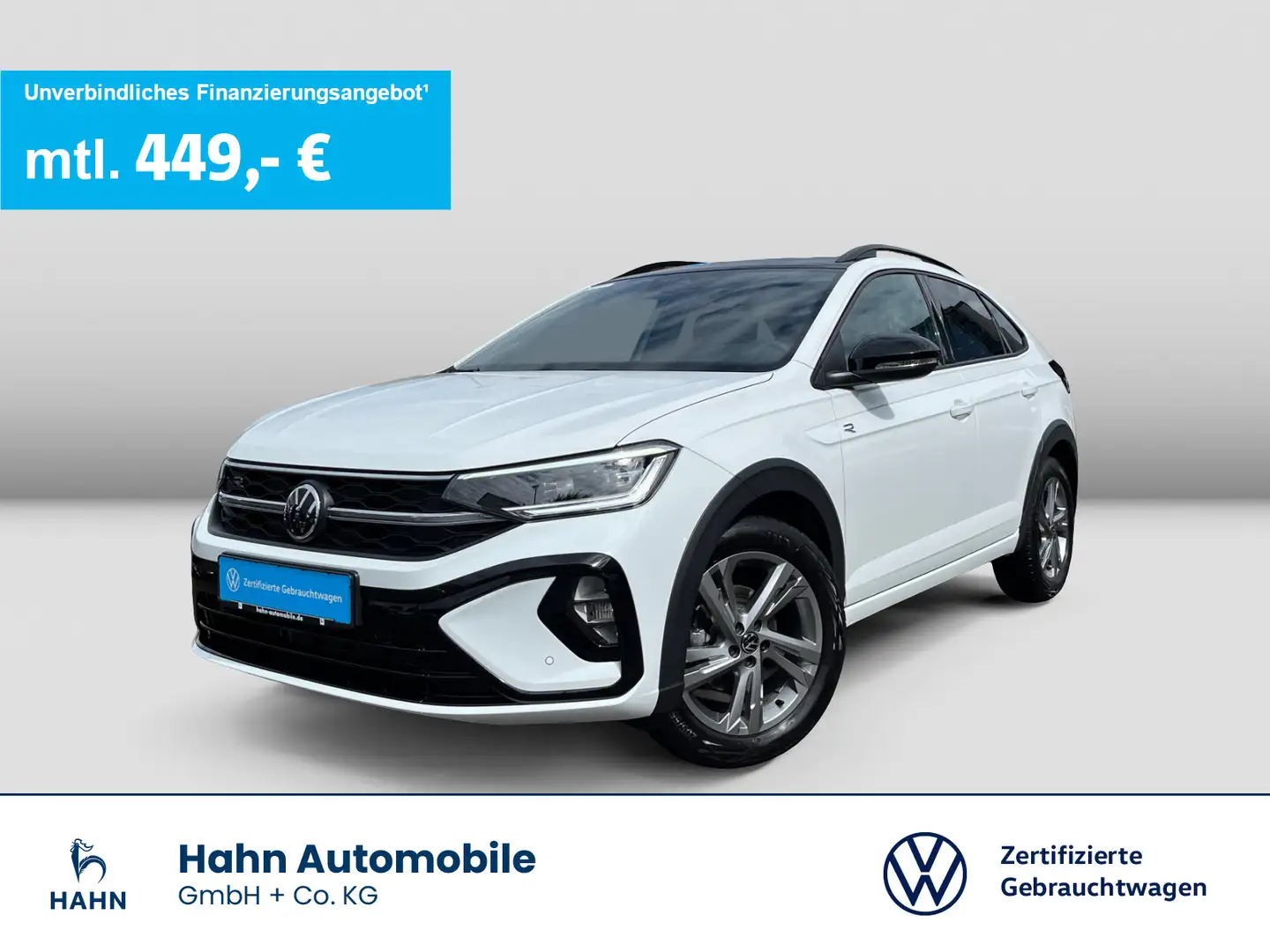 Volkswagen Taigo 1.5 TSI DSG R-Line AHK ACC Matrix Navi PDC Weiß - 1