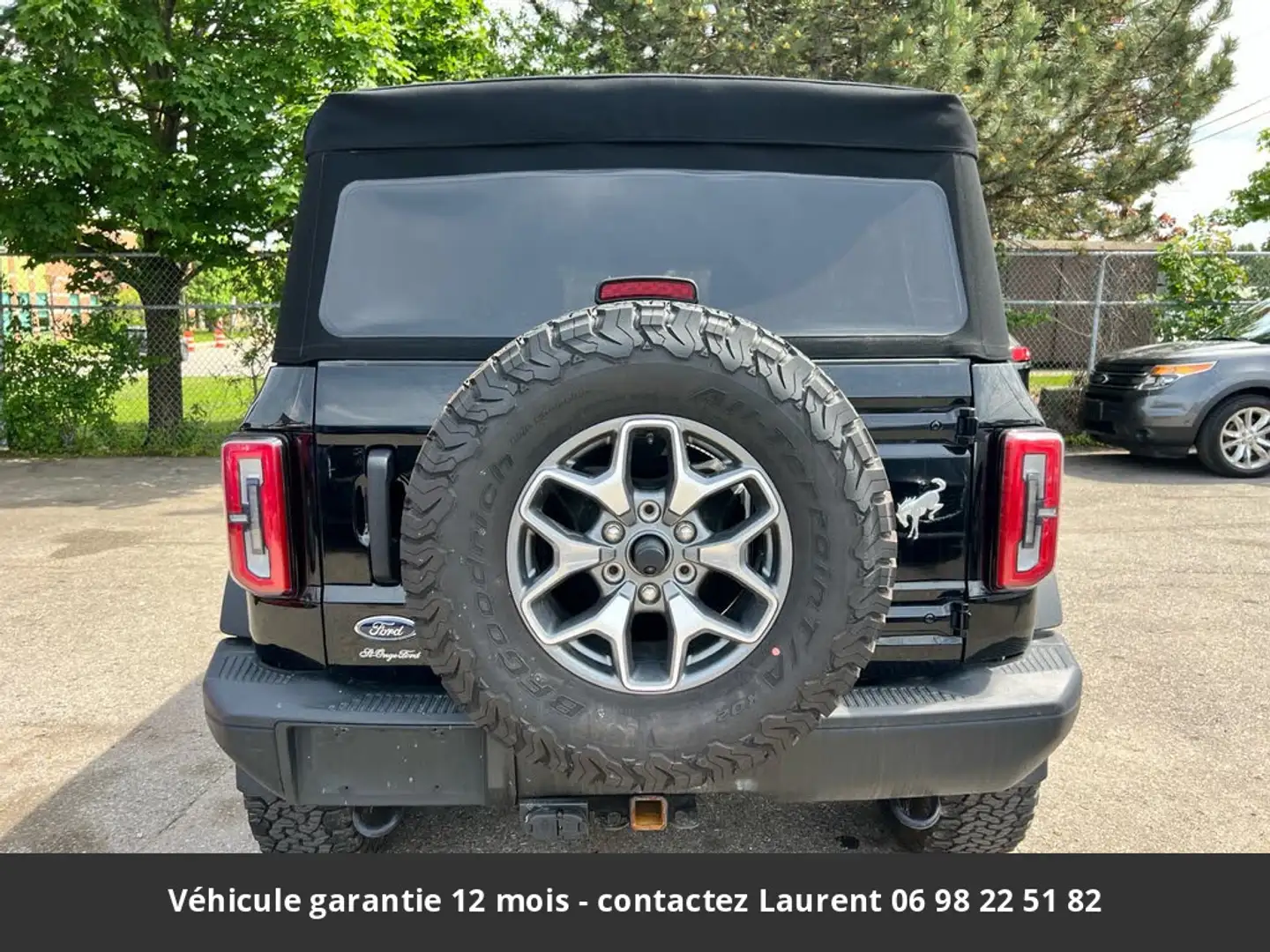 Ford Bronco Badlands Advanced 4P 4X4 Tout compris hors homolog Noir - 2
