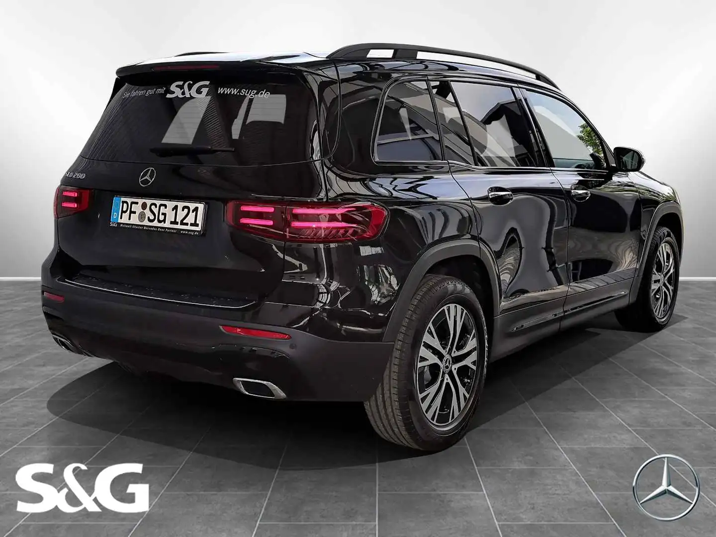 Mercedes-Benz GLB 200 Progressive MBUX+360°+LED+Pano+Distronic Schwarz - 2