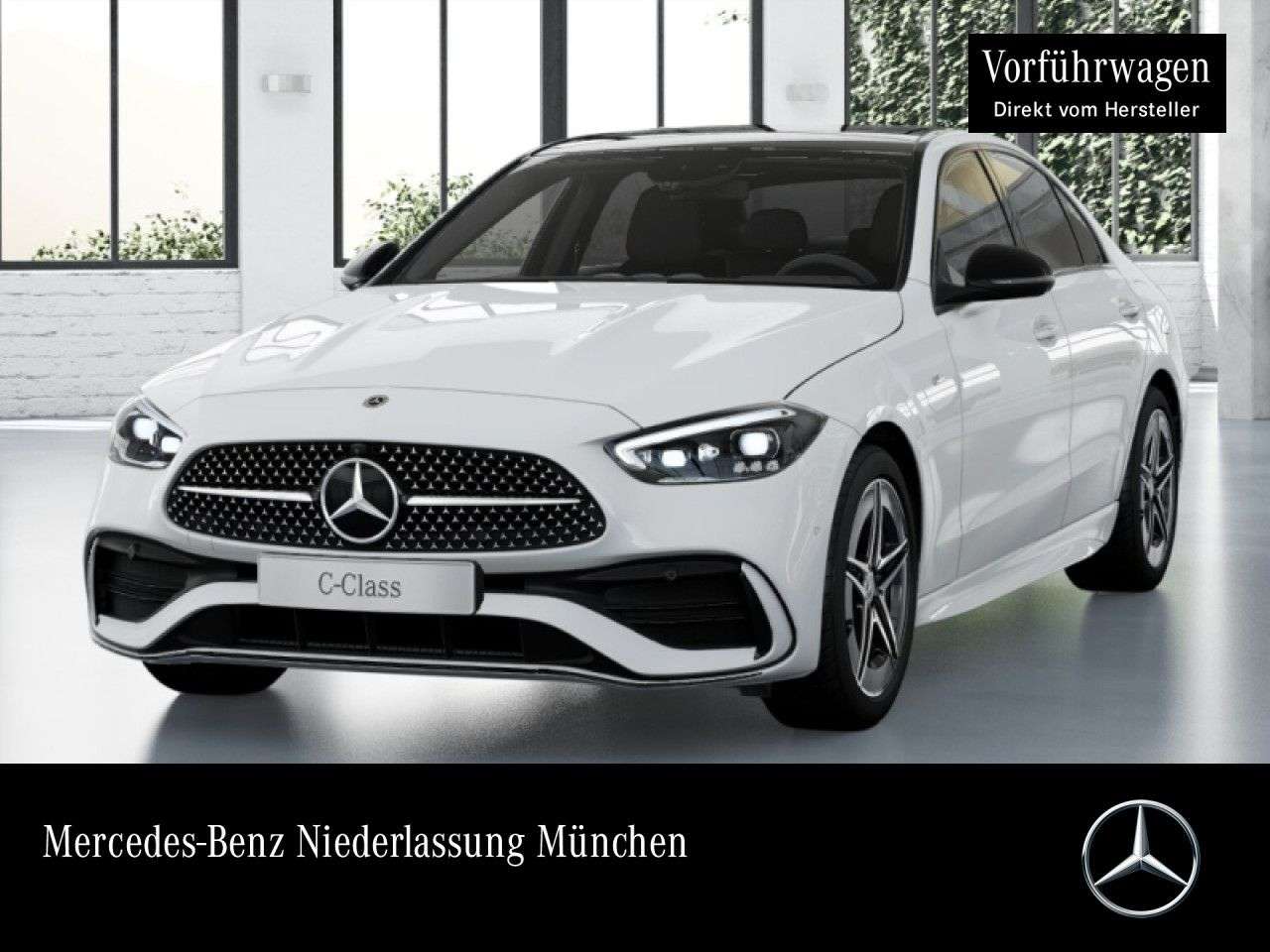 Mercedes-Benz C 300 — Mercedes-Benz C 300 de AMG+NIGHT+PANO+360+AHK+BURMESTER+TOTW+9G
