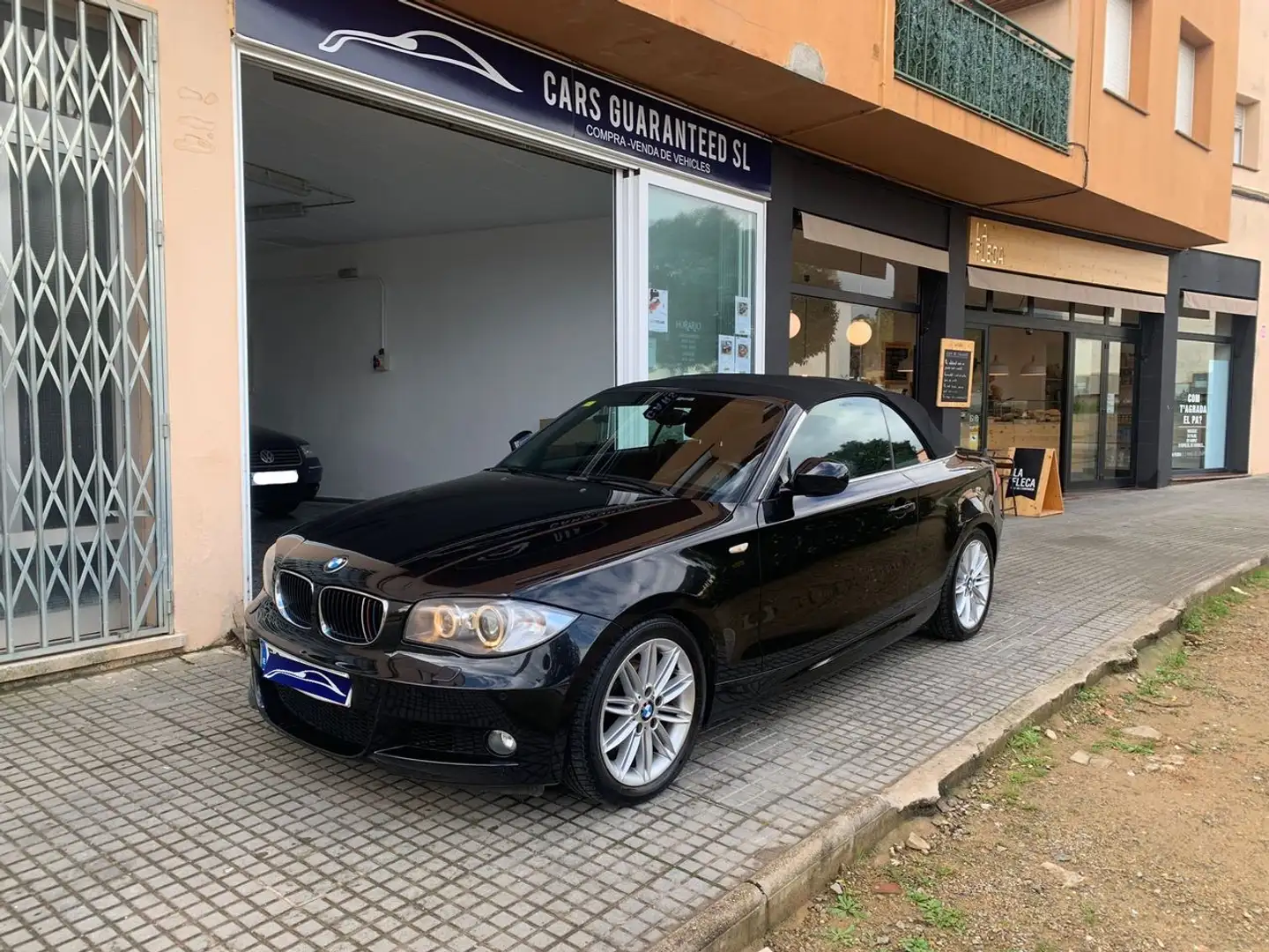 BMW 118 118d Cabrio Noir - 1