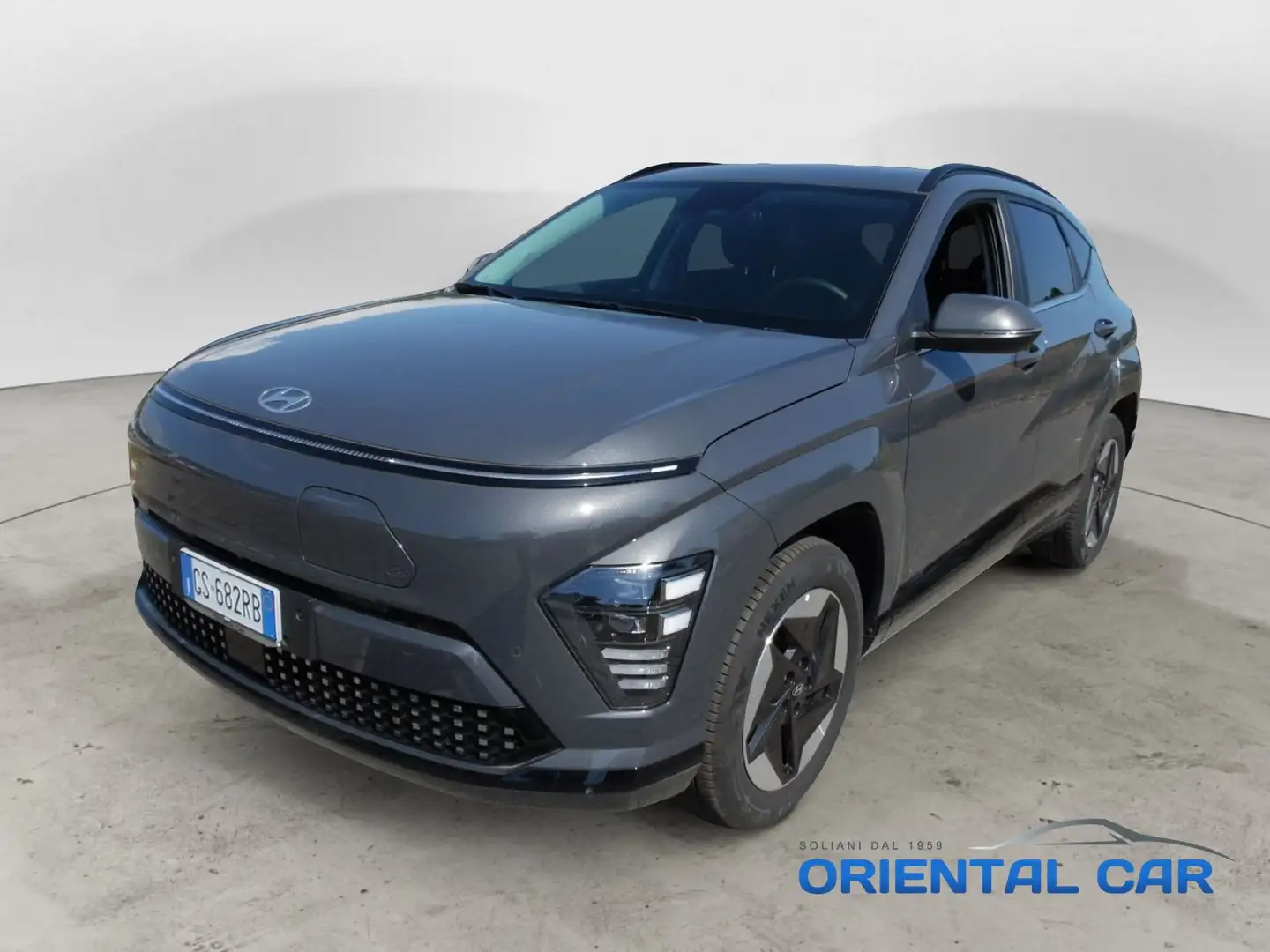Hyundai KONA Kona EV 48.4 KWh XLine annuncio reale sotto costo Gris - 1