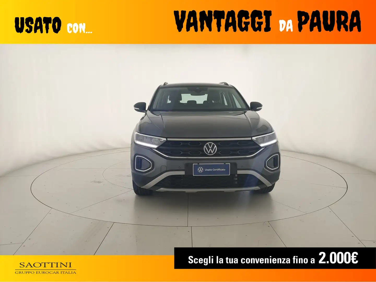 Volkswagen T-Roc 2.0 TDI Life 150 CV DSG Grijs - 2