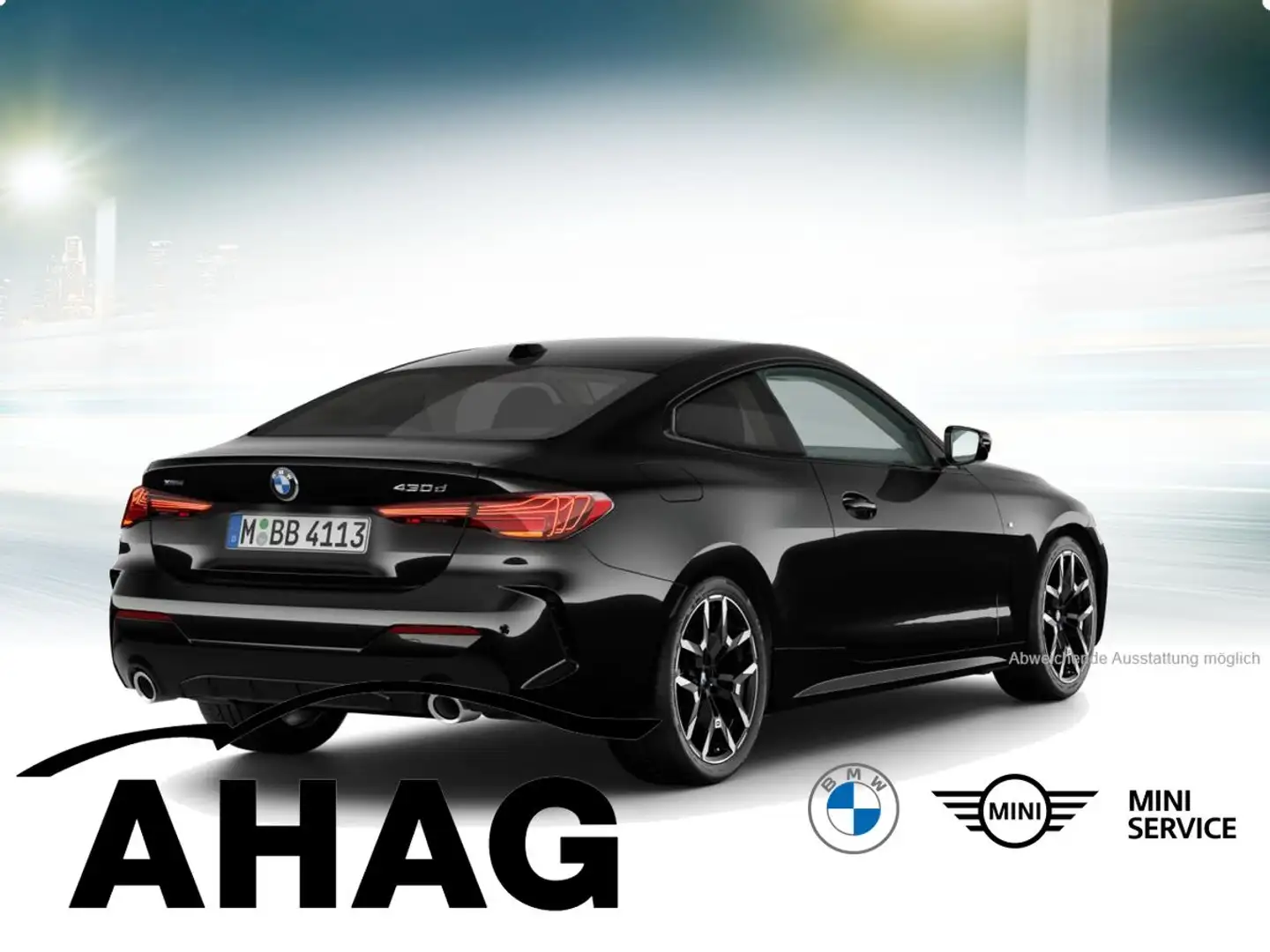 BMW 430 d xDrive Coupe M Sportpaket Innovationsp. RFT Schwarz - 2