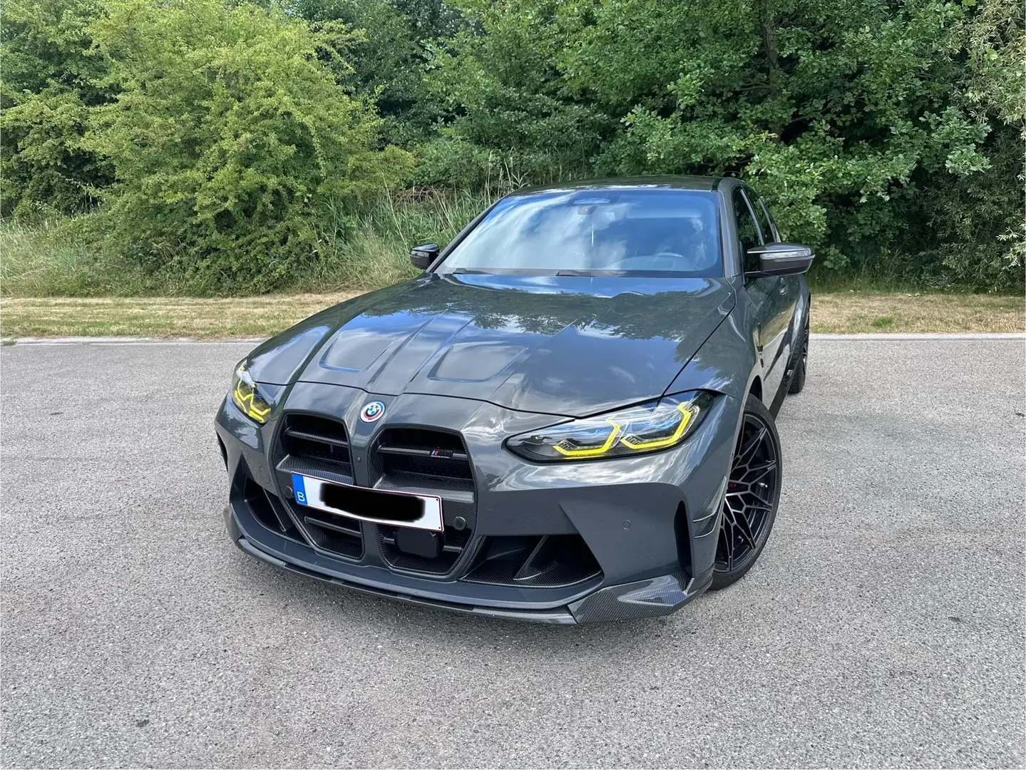 BMW M3 BMW M3 competition / Carbon Bodykit  / Full Option Grijs - 1