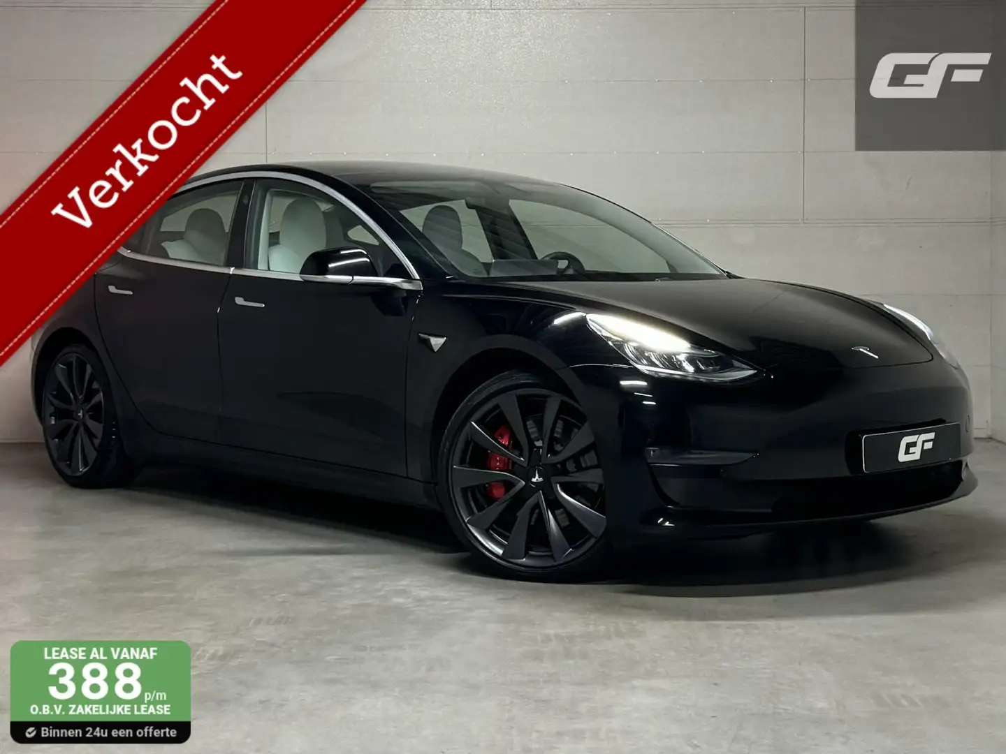 Tesla Model 3 Performance AWD 75 kWh Pano Leer Autopilot FSD NAP Noir - 1