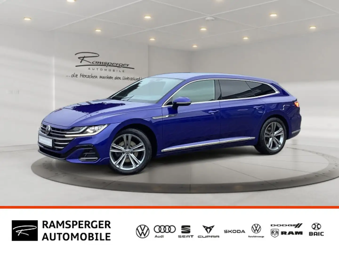 Volkswagen Arteon 2.0 TSI DSG R-Line ACC Nav Blau - 1
