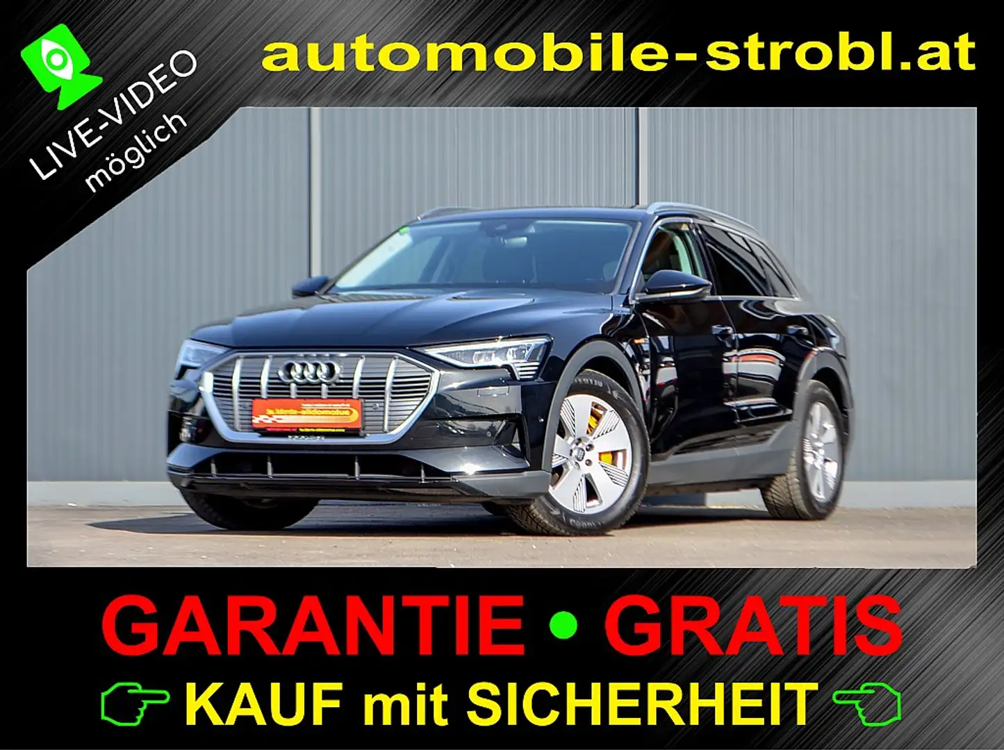 Audi e-tron 55 qu. 95kWh *Matrix*B&O*Pano*AHV*Garantie* Noir - 1