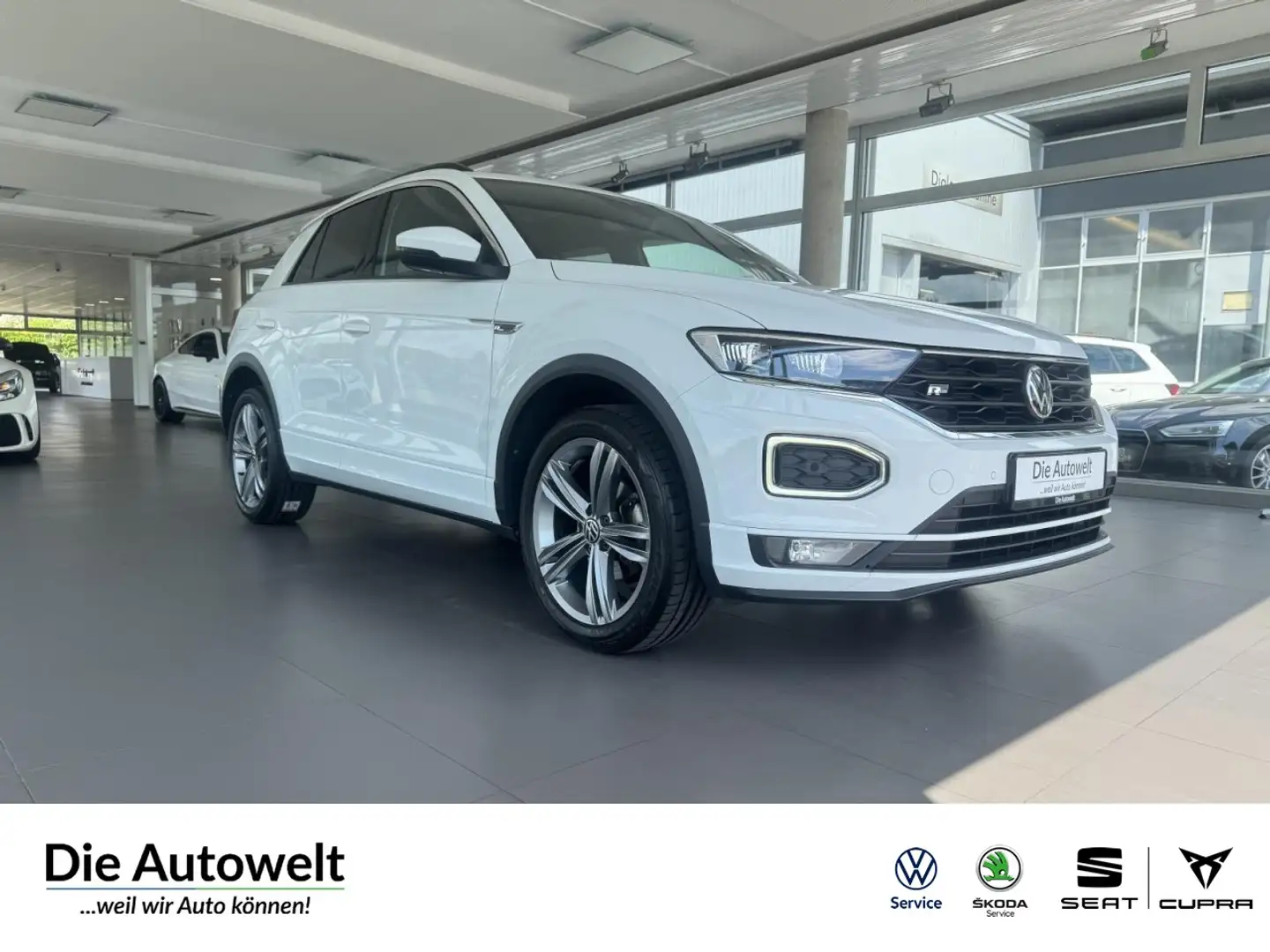 Volkswagen T-Roc Sport 1.5 TSI DSG 2x R-LINE DSG ACC LED BT Weiß - 1
