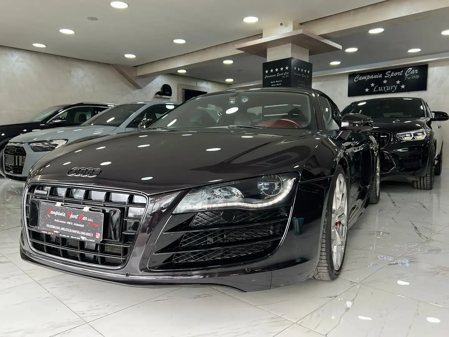 Audi R8 5.2 V10FSI 525CV QUATTRO R-TRONIC CABRIO BLACKLINE Noir - 1