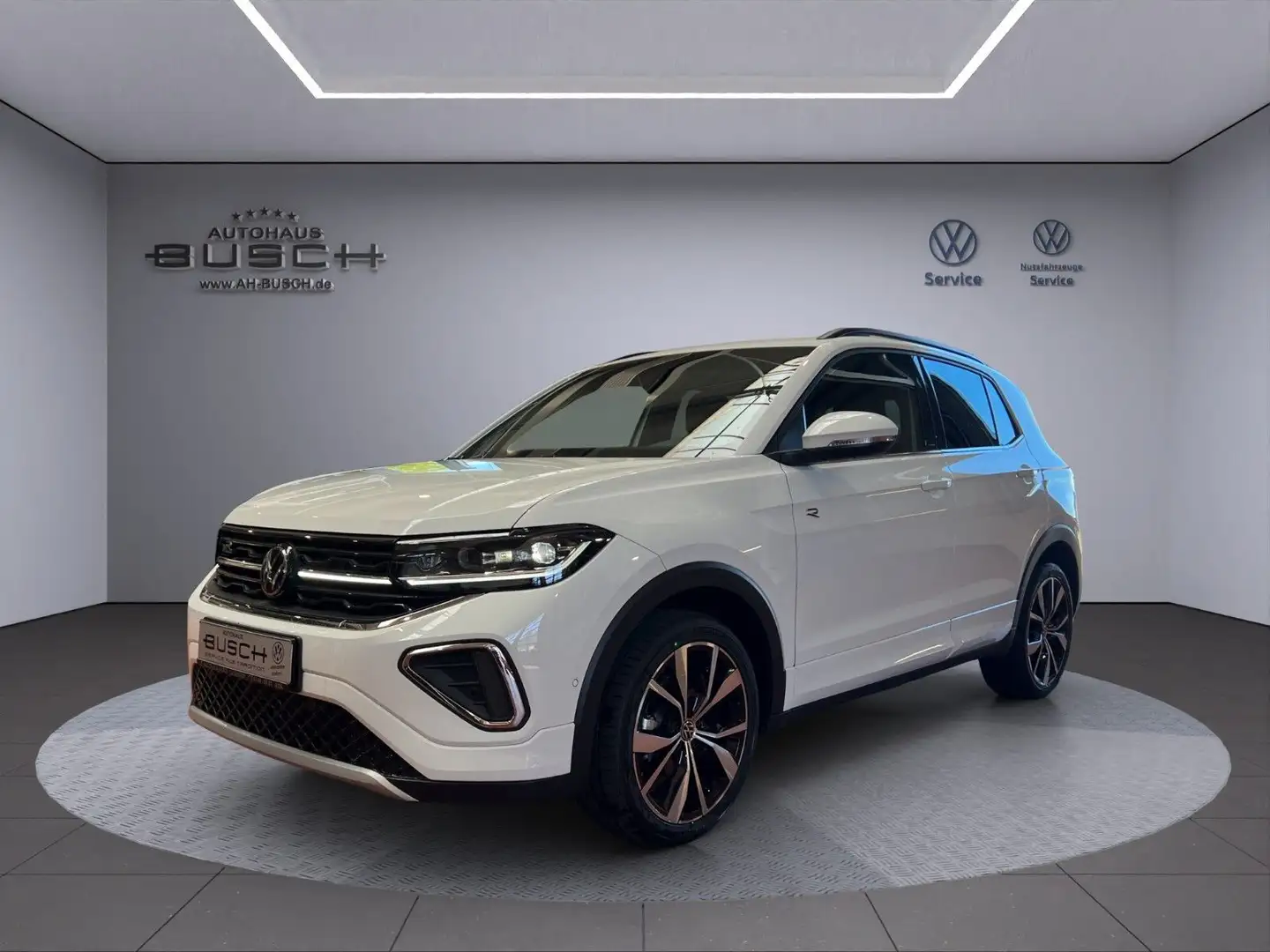 Volkswagen T-Cross 1.0 TSI 85 kW DSG R-Line IQ.Licht Weiß - 1