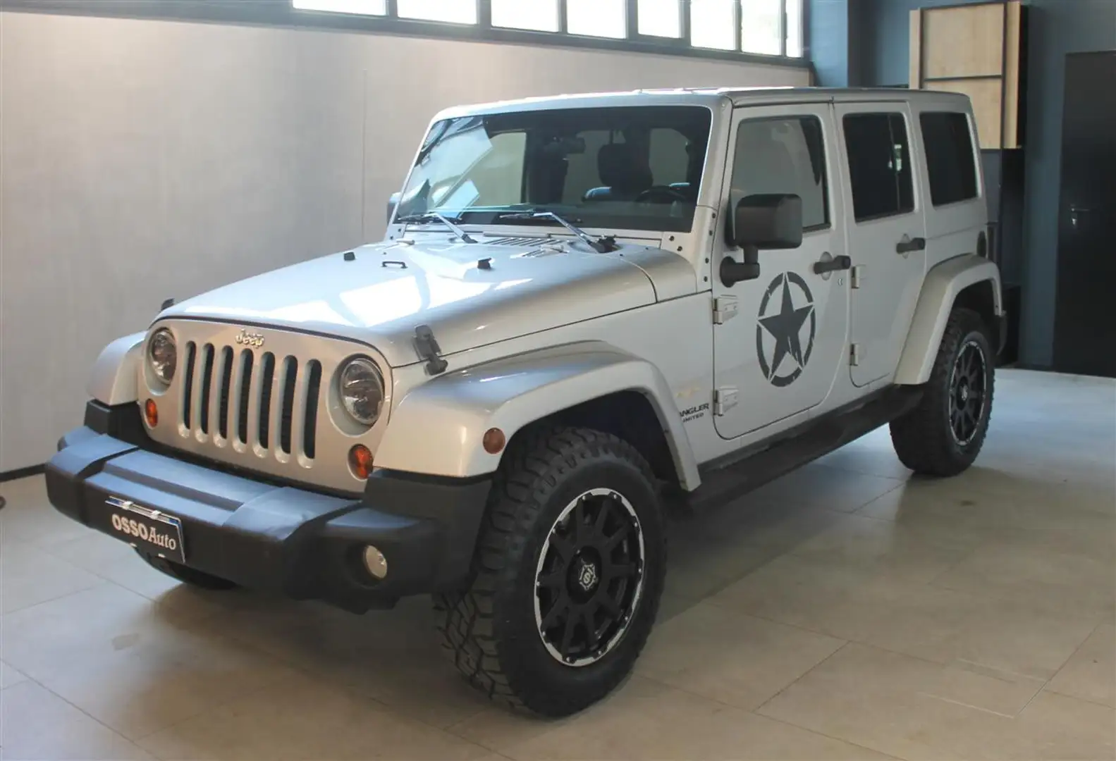Jeep Wrangler UNLIMITED 2.8 CRD SAHARA 4WD Argento - 2