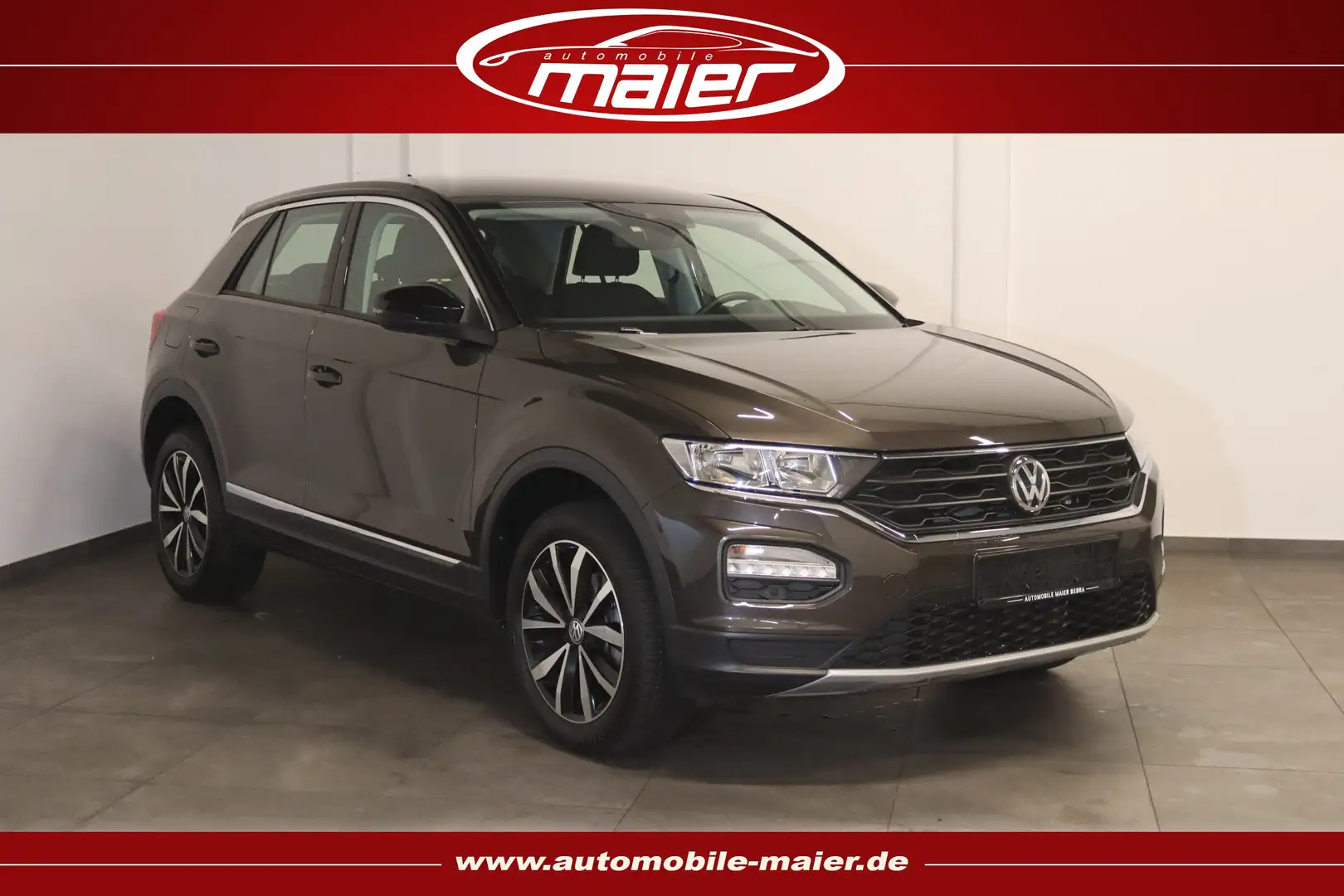 Volkswagen T-Roc 1.5 TSI DSG Style Spurhalte-AHK-SHZ-PDC- Braun - 1