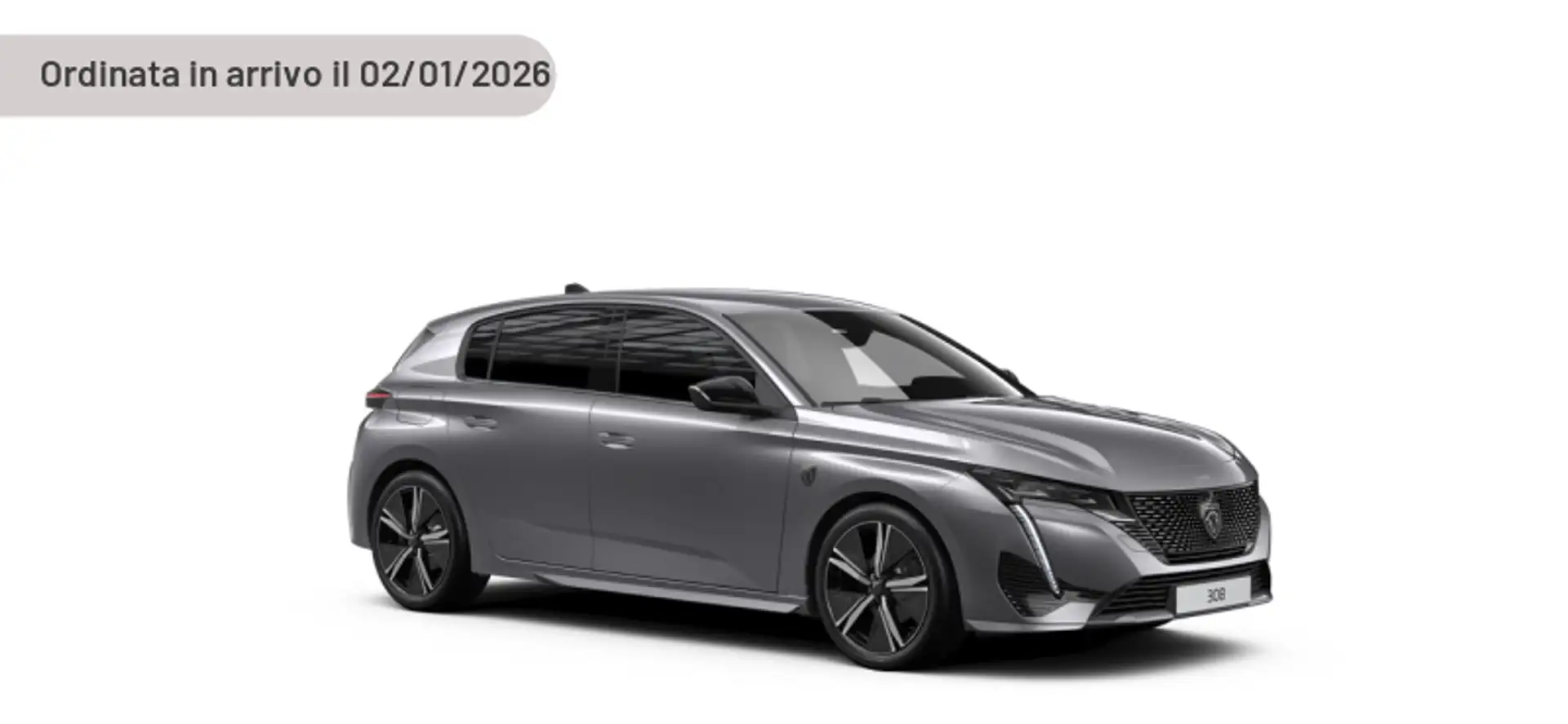 Peugeot 308 Hybrid 145 e-DCS6 GT Argento - 1