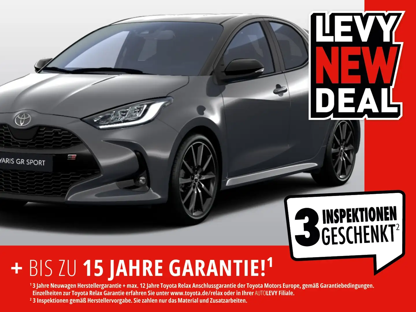 Toyota Yaris 1.5 Hybrid GR Sport LED, Alcantara Schwarz - 1