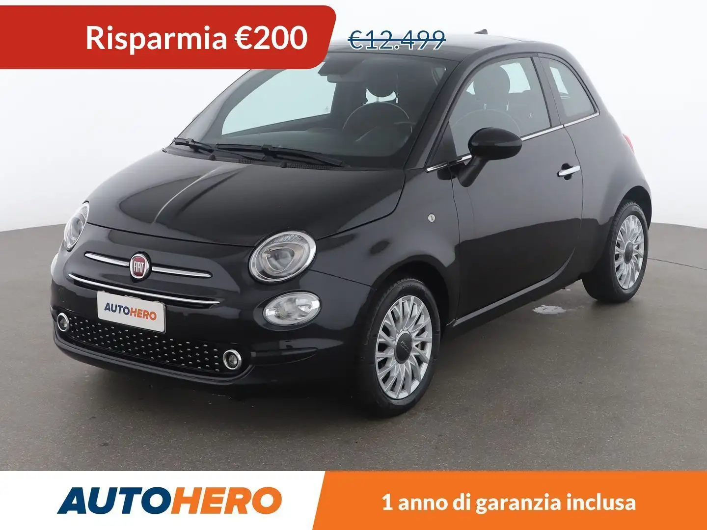 Fiat 500 1.2 Lounge Black - 1