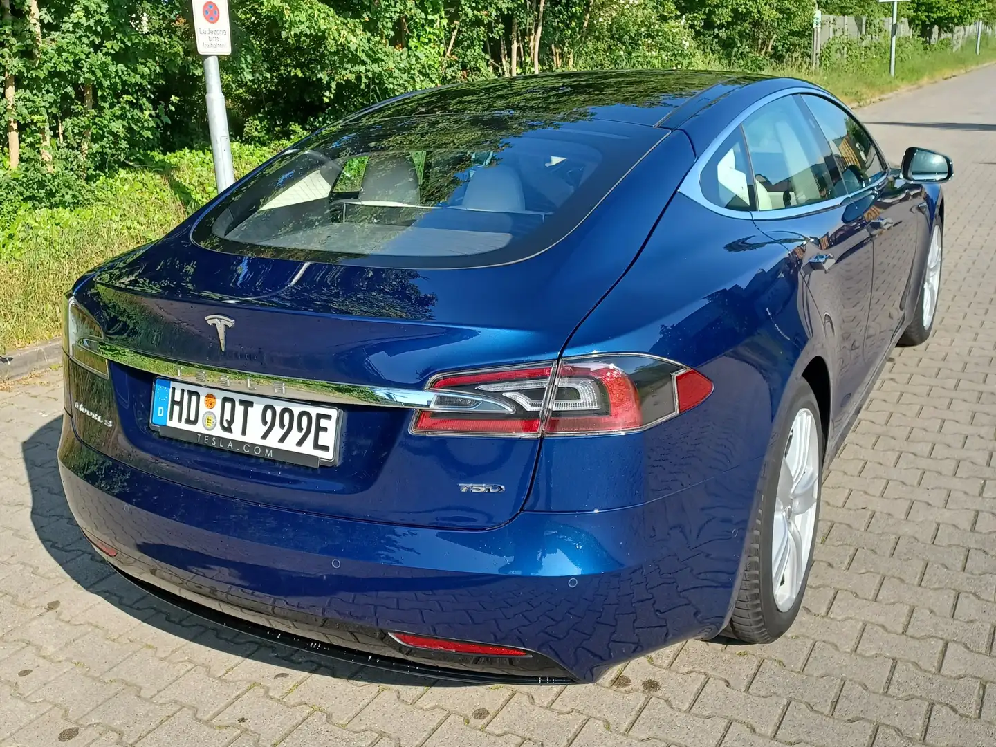 Tesla Model S Model S Kék - 1