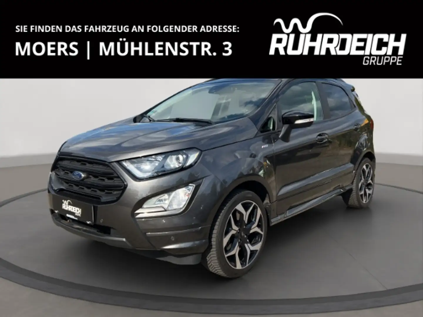 Ford EcoSport ST-Line 1.0 EcoBoost SHZ LenkradHZG Bang&Olufsen K Grau - 1
