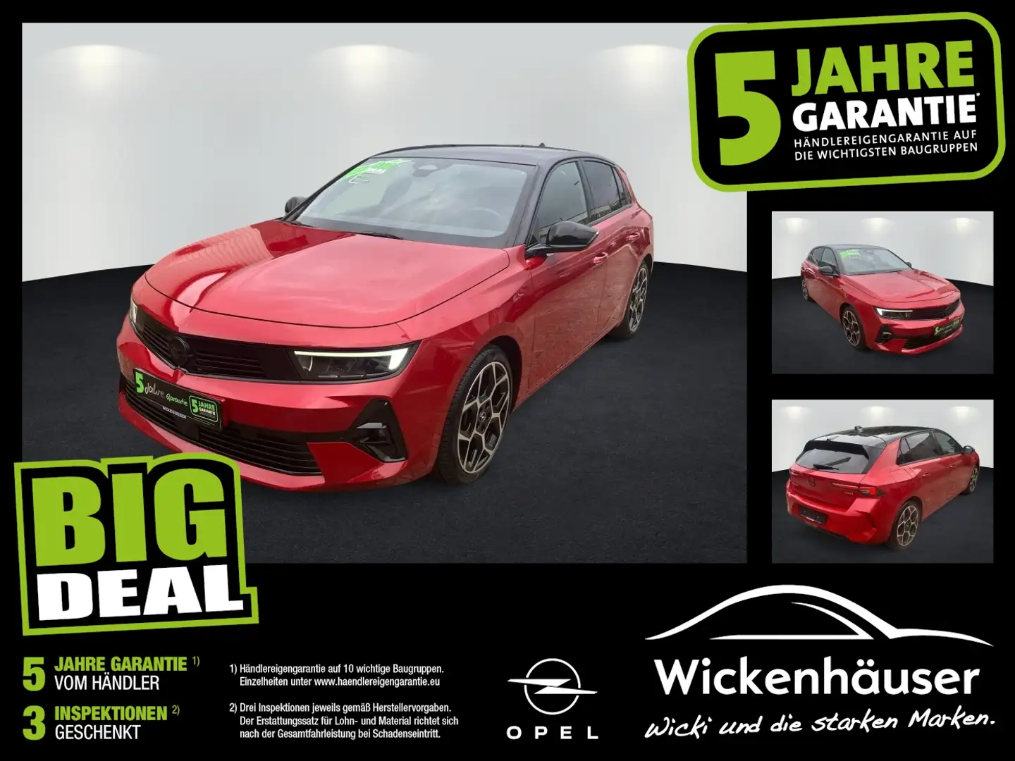 Opel Astra PHEV 180 GS Line Matrix Kam360 WinterPaket Rot - 1