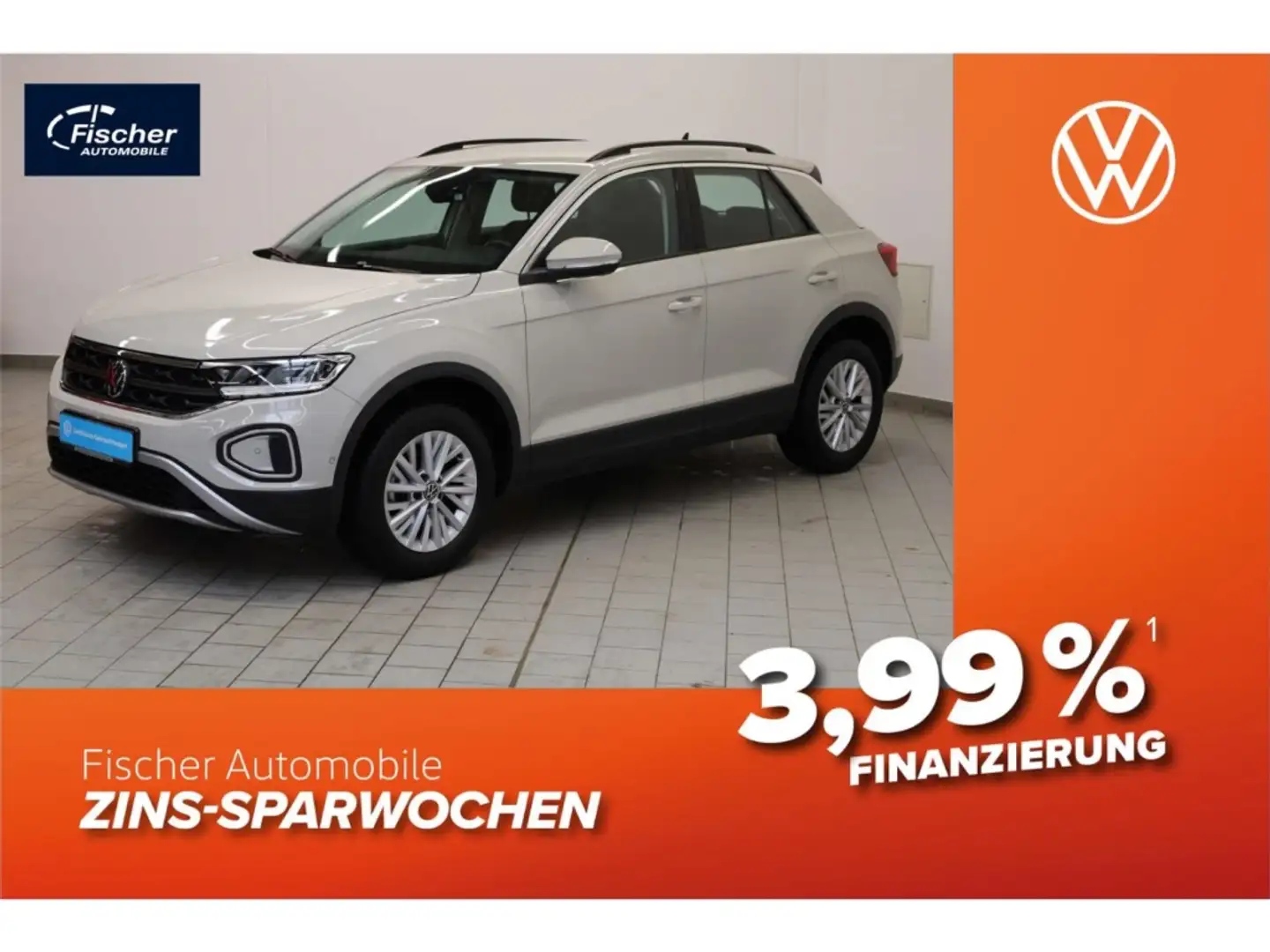 Volkswagen T-Roc 1.5 TSI Life DSG AHK/LED/NAV/PDC/DC/SH Grau - 1