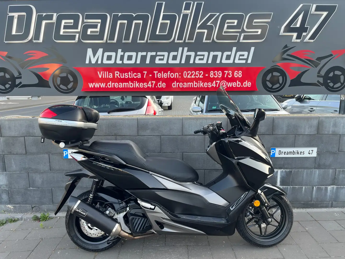 Honda Forza 125 **LEOVINCE**RAXIMO HEBEL**GETÖNTE SCHEIBE** Noir - 1