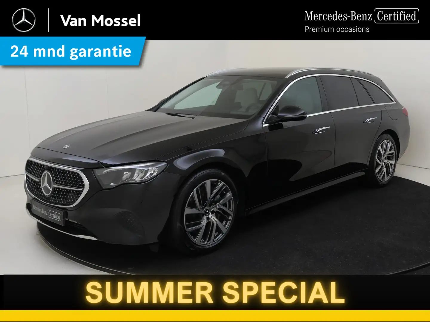 Mercedes-Benz E 300 Estate e Luxury Line / Burmester 4D/ El. Trekhaak/ Zwart - 1