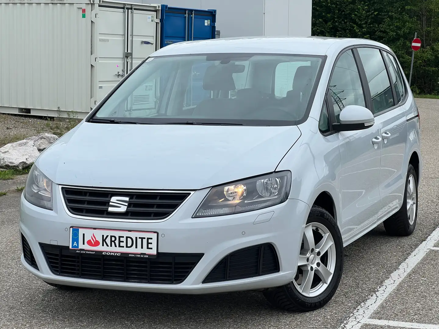 SEAT Alhambra Business 2,0 TDI - Hagelschaden - Kamera - Kredit Weiß - 1