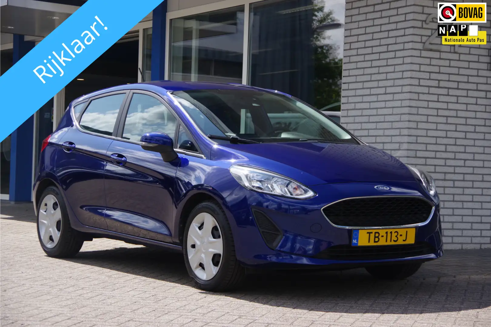 Ford Fiesta 1.1 Trend Cruise Trekhaak Navigatie Lane-assist PD Azul - 1