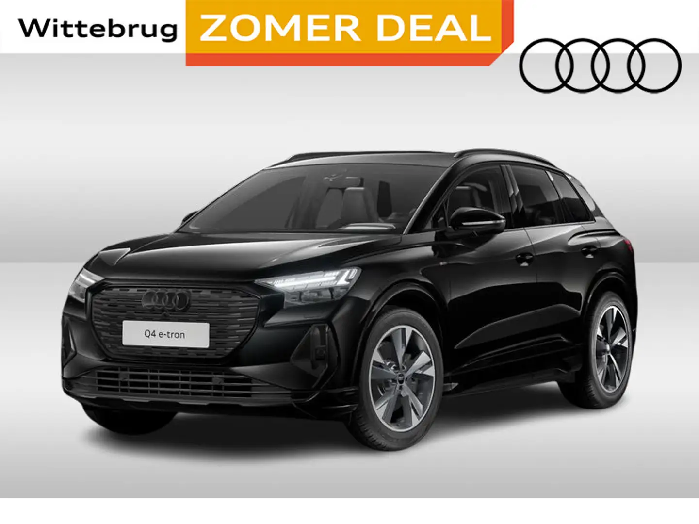 Audi Q4 e-tron 40 S Edition 63 kWh Zwart - 1