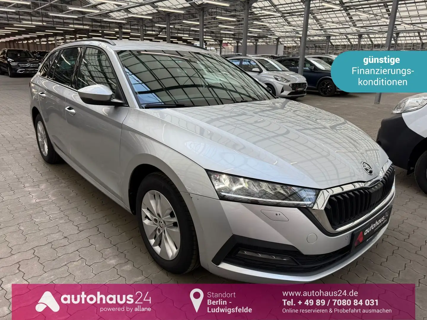 Skoda Octavia Combi 2.0 TDI  Ambition|DSG|LED|Sitzhzg Silber - 1