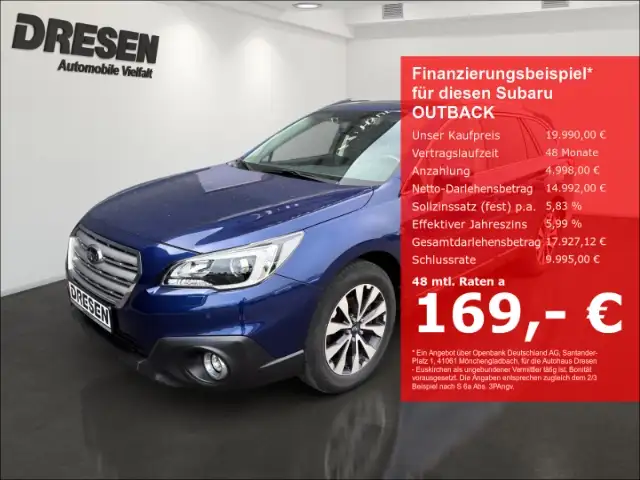 Subaru OUTBACK 2.5 Sport Automatik Allrad AHK Navi RFK SHZ el. Si