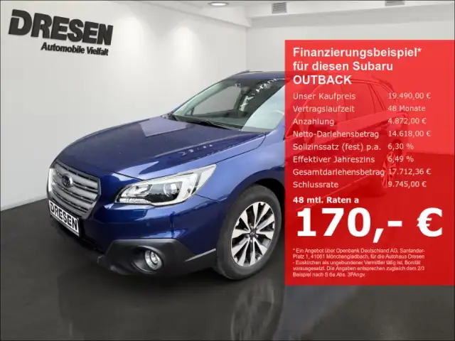 Subaru OUTBACK 2.5 Sport Automatik Allrad AHK Navi RFK SHZ el. Si