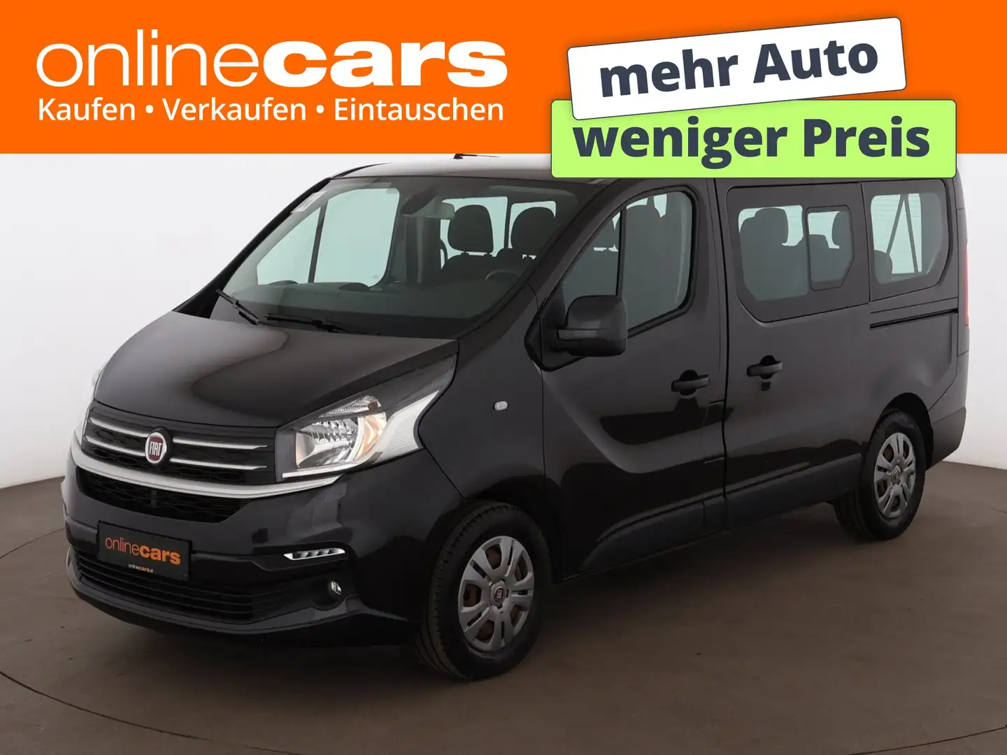 Fiat Talento Kombi 1.6 Multijet 120 L1H1 9-SITZER AHK Schwarz - 1