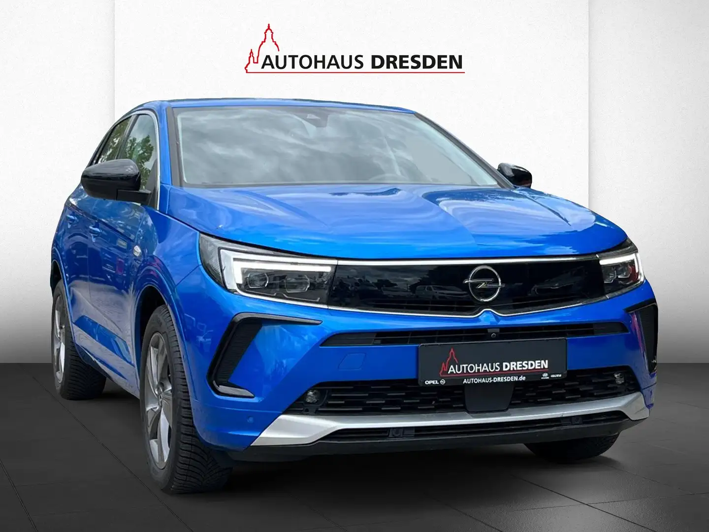 Opel Grandland 1.2 Turbo Elegance VOLL-LED / NAVI Blau - 2