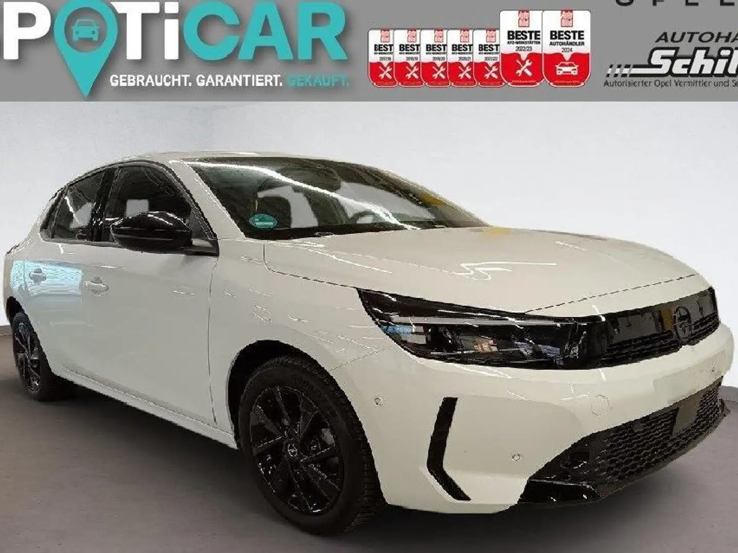 Opel Corsa F 5tg 1.2 Turbo GS Multimedia Winterpaket Blanc - 1