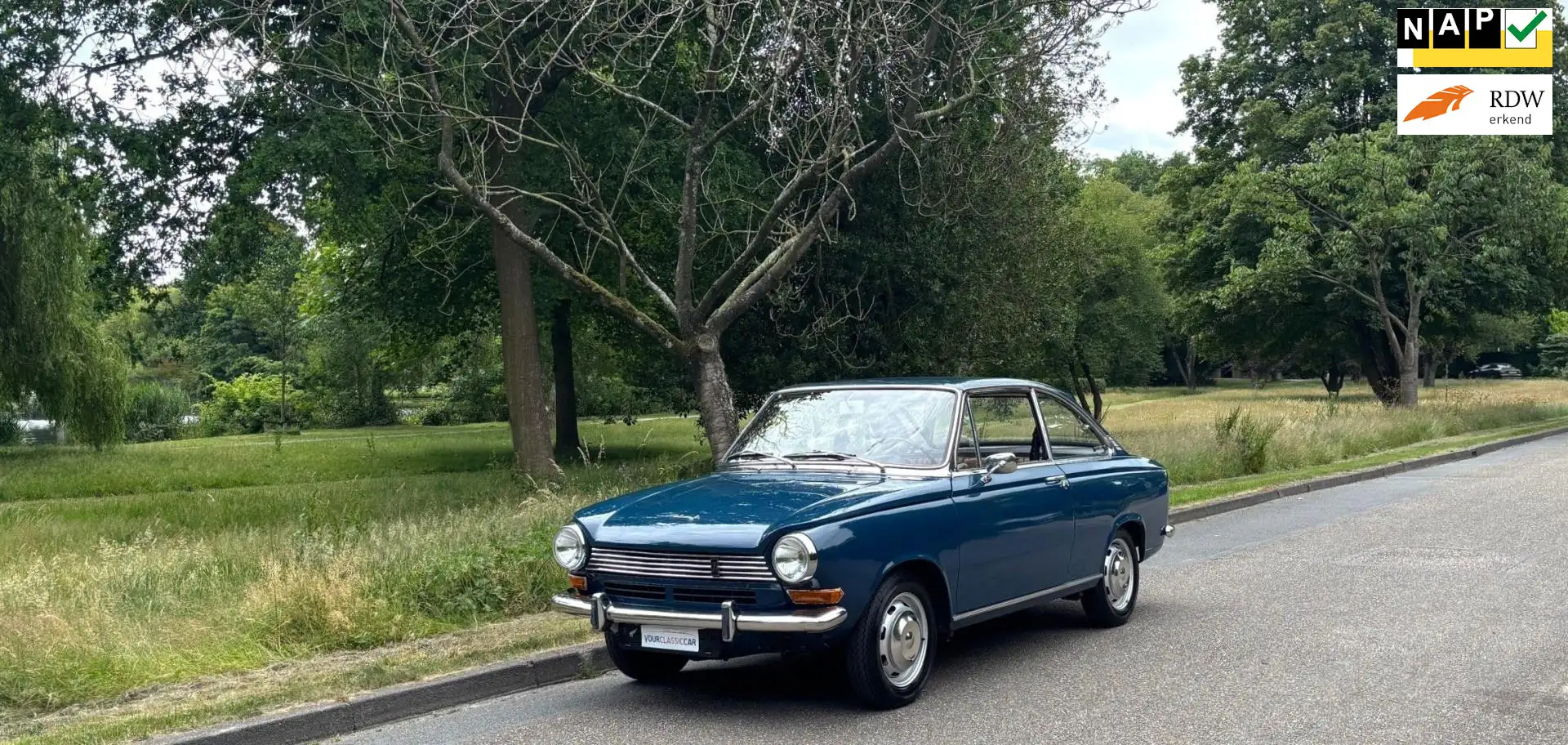 Oldtimer Daf 55 Prachtige coupé uit de 1ste serie. Blauw - 1