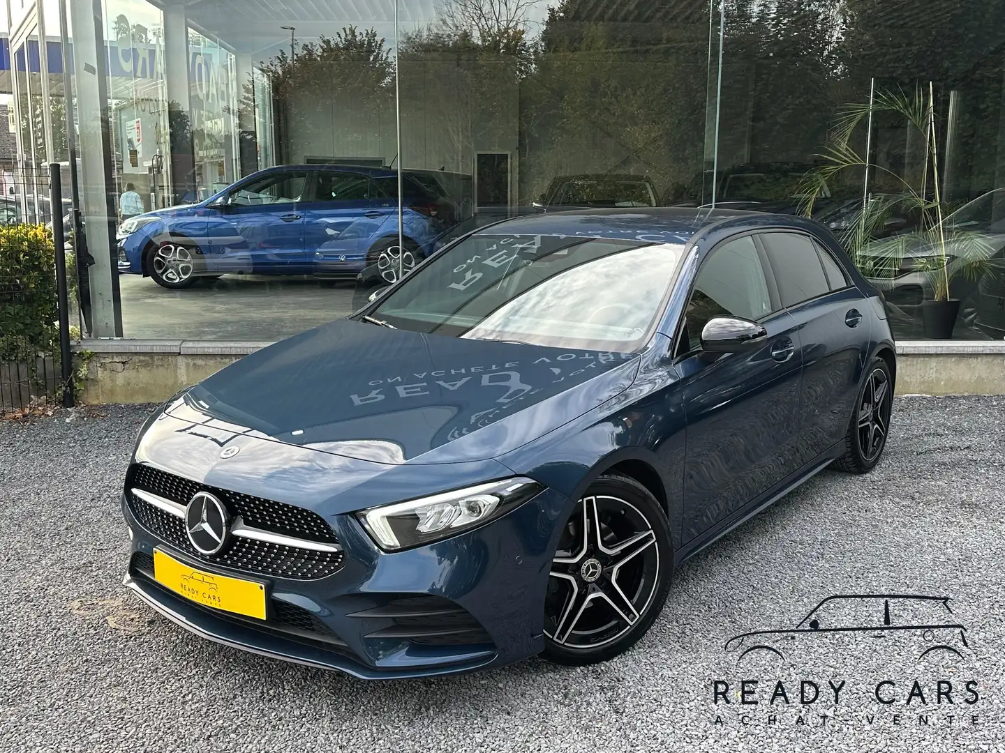 Mercedes-Benz A 180 2L*PACK AMG*AMBIENT LIGHT*CARPLAY*1ER PROP*GARNTIE Bleu - 1