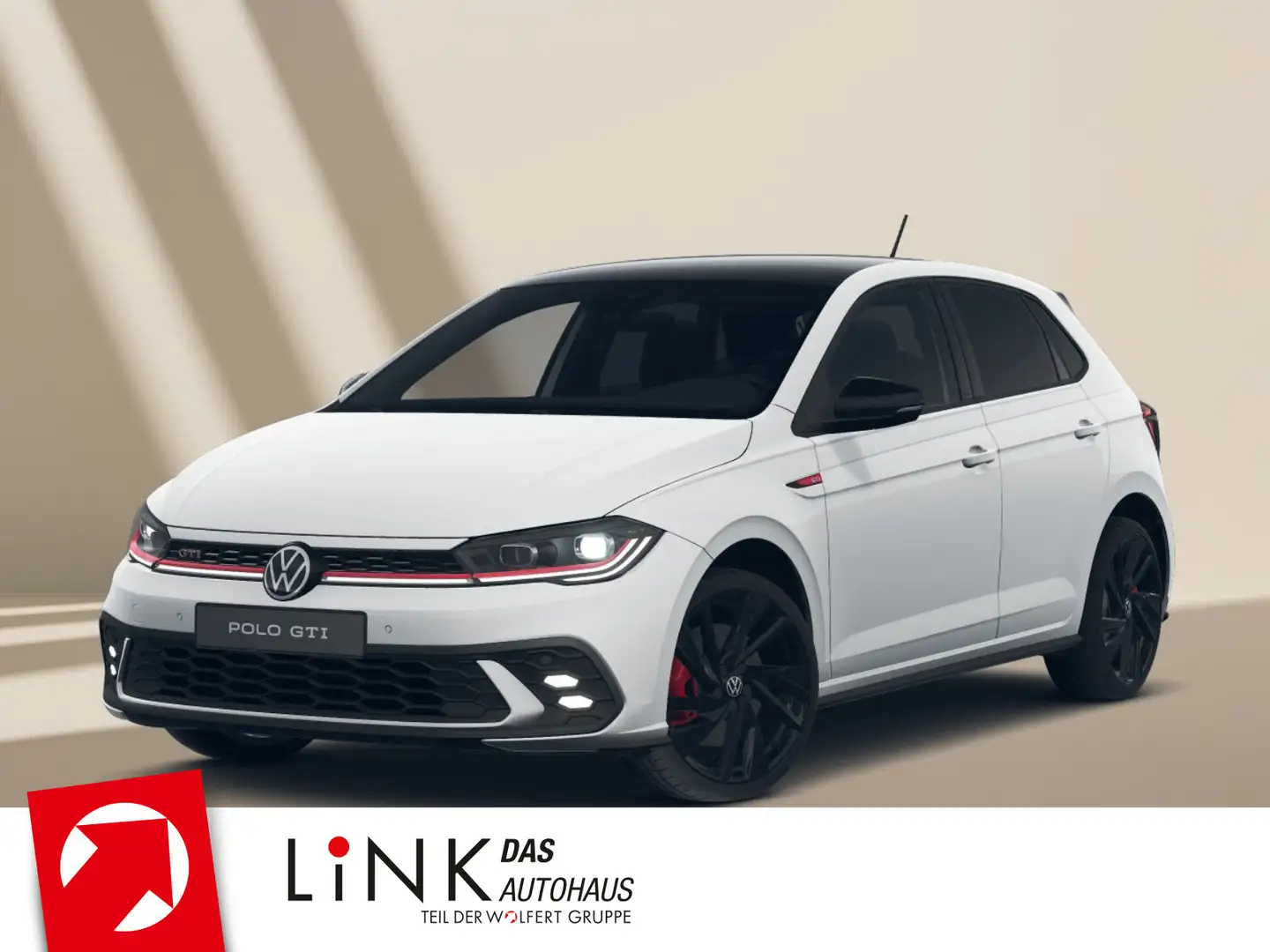 Volkswagen Polo GTI 2,0 l TSI OPF (207 PS) DSG *NAVI*BLACKS Wit - 1