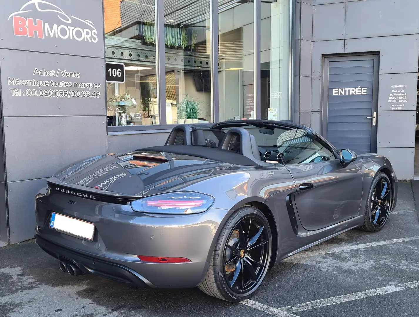 Porsche 718 Boxster 2.0 Turbo PDK Gris - 2