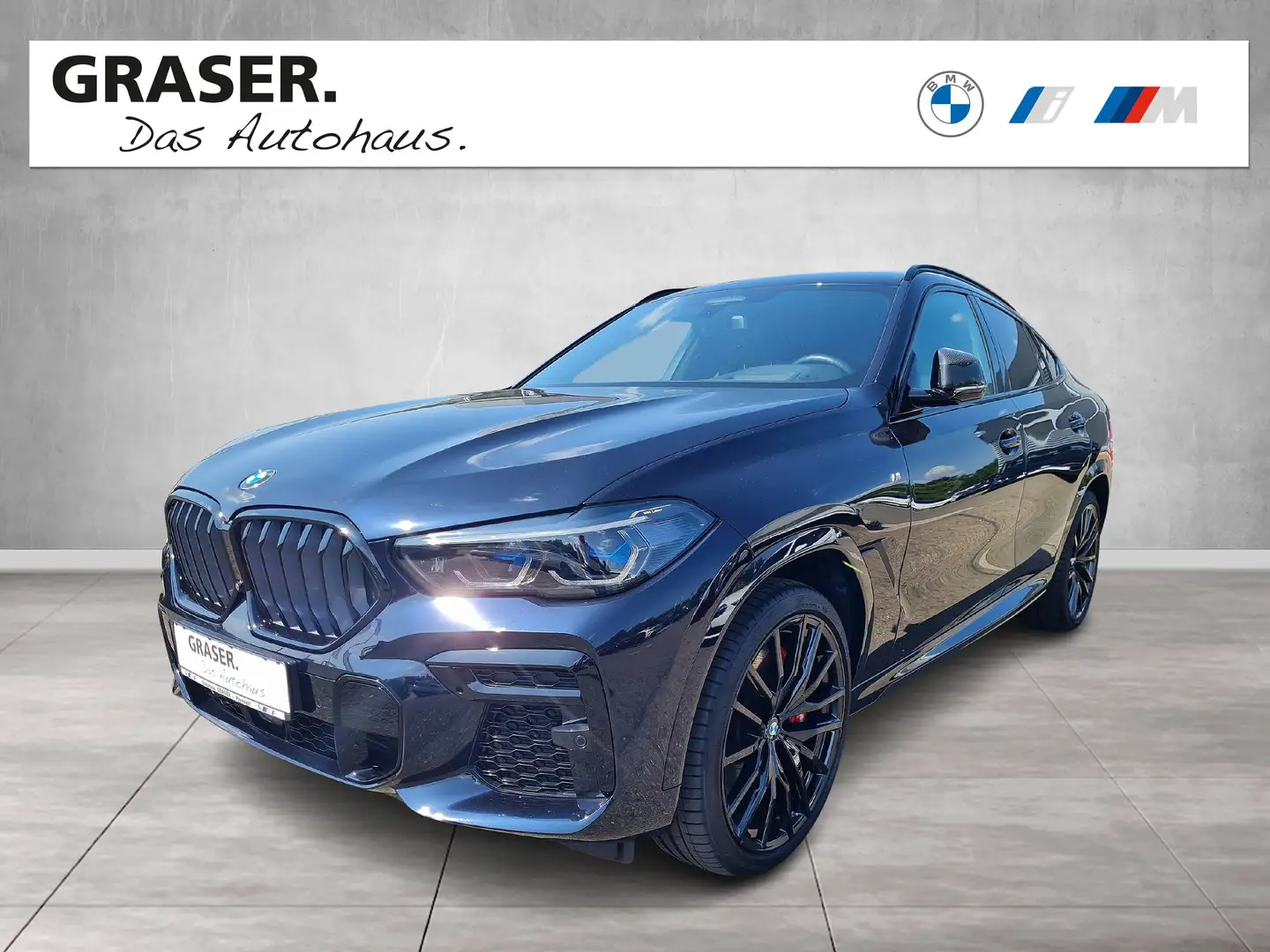 BMW X6 M50i Head-Up HK HiFi DAB Aktivlenkung LED Schwarz - 1