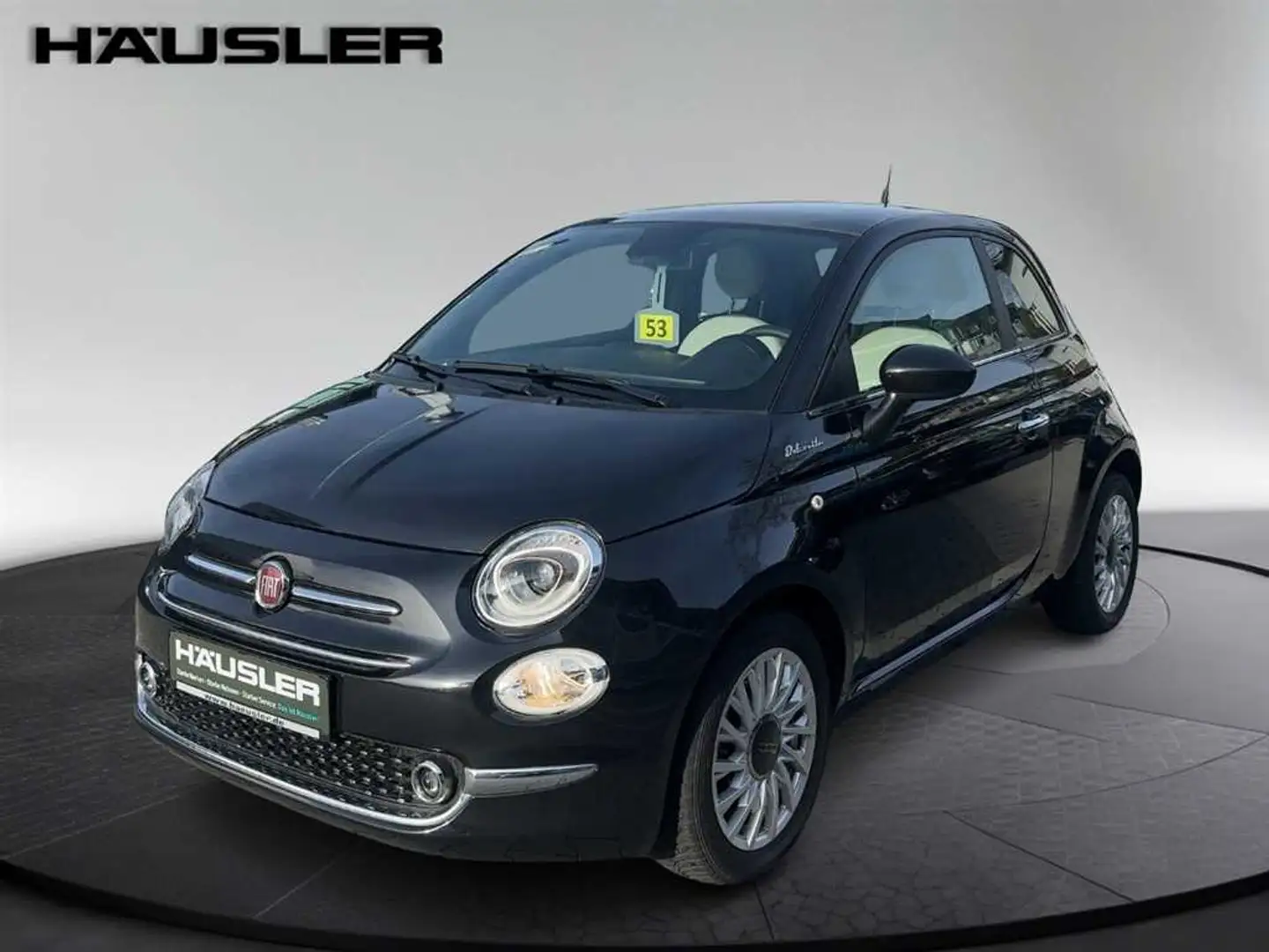 Fiat 500 Dolcevita*Navi*Panorama*PDC*Tempomat*Carplay*uvm. Fekete - 1