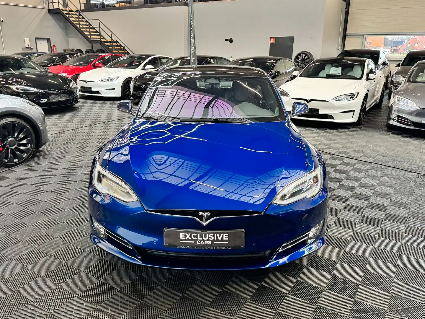 Tesla Model S MODEL S75D | MCU2 | CCS | DEEP BLUE METALLIC | Niebieski - 2