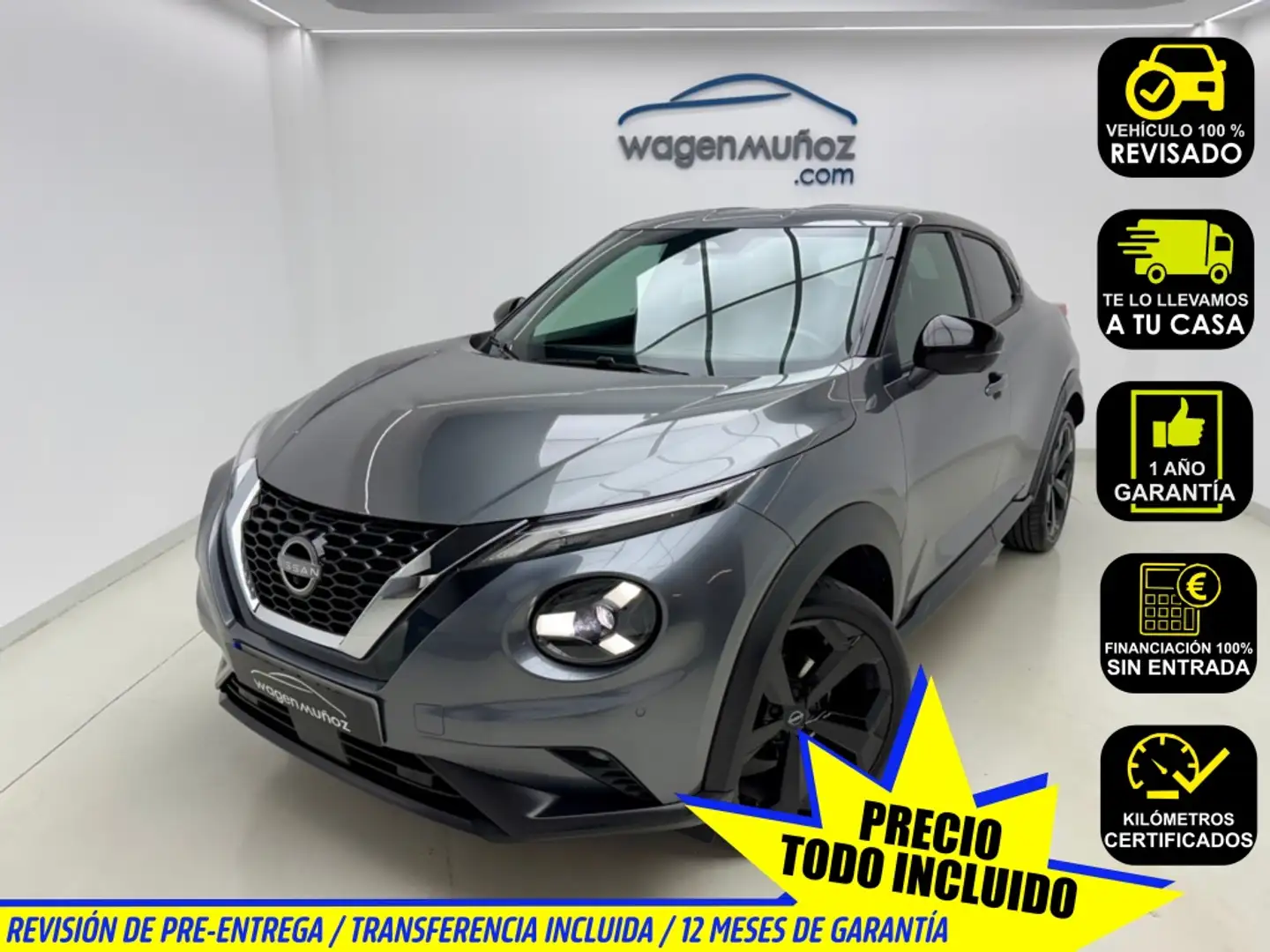 Nissan Juke 1.0 DIG-T Tekna 4x2 84kW Gris - 1