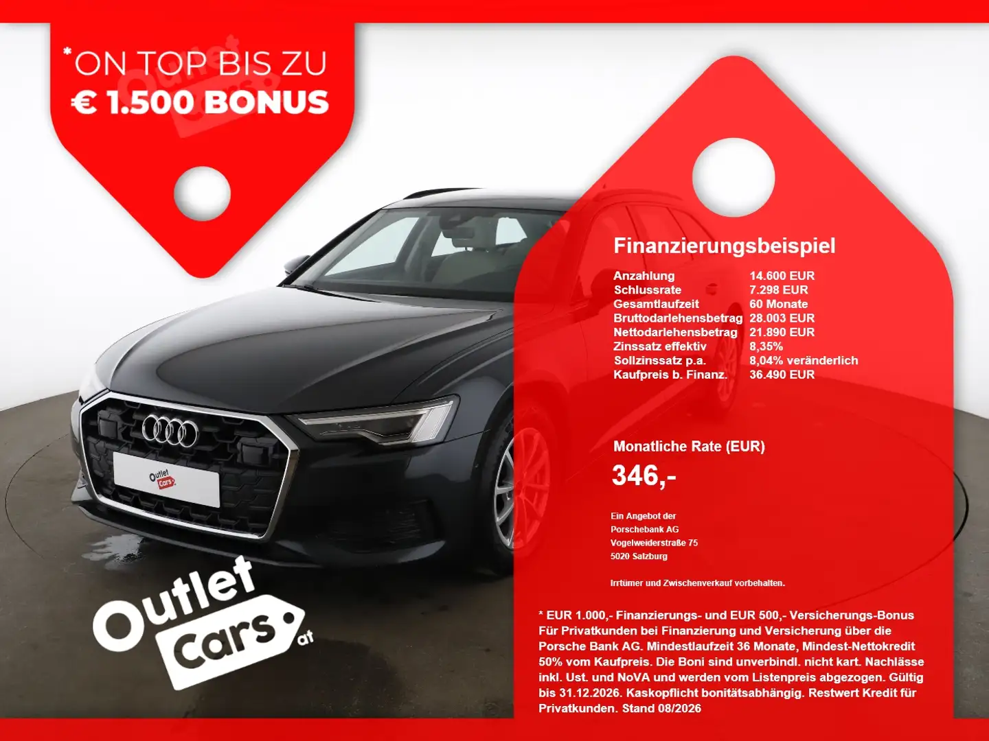 Audi A6 Avant 35 2.0 TDI LENKRADHZG+AHK+LED+LEDER+LM Grau - 1