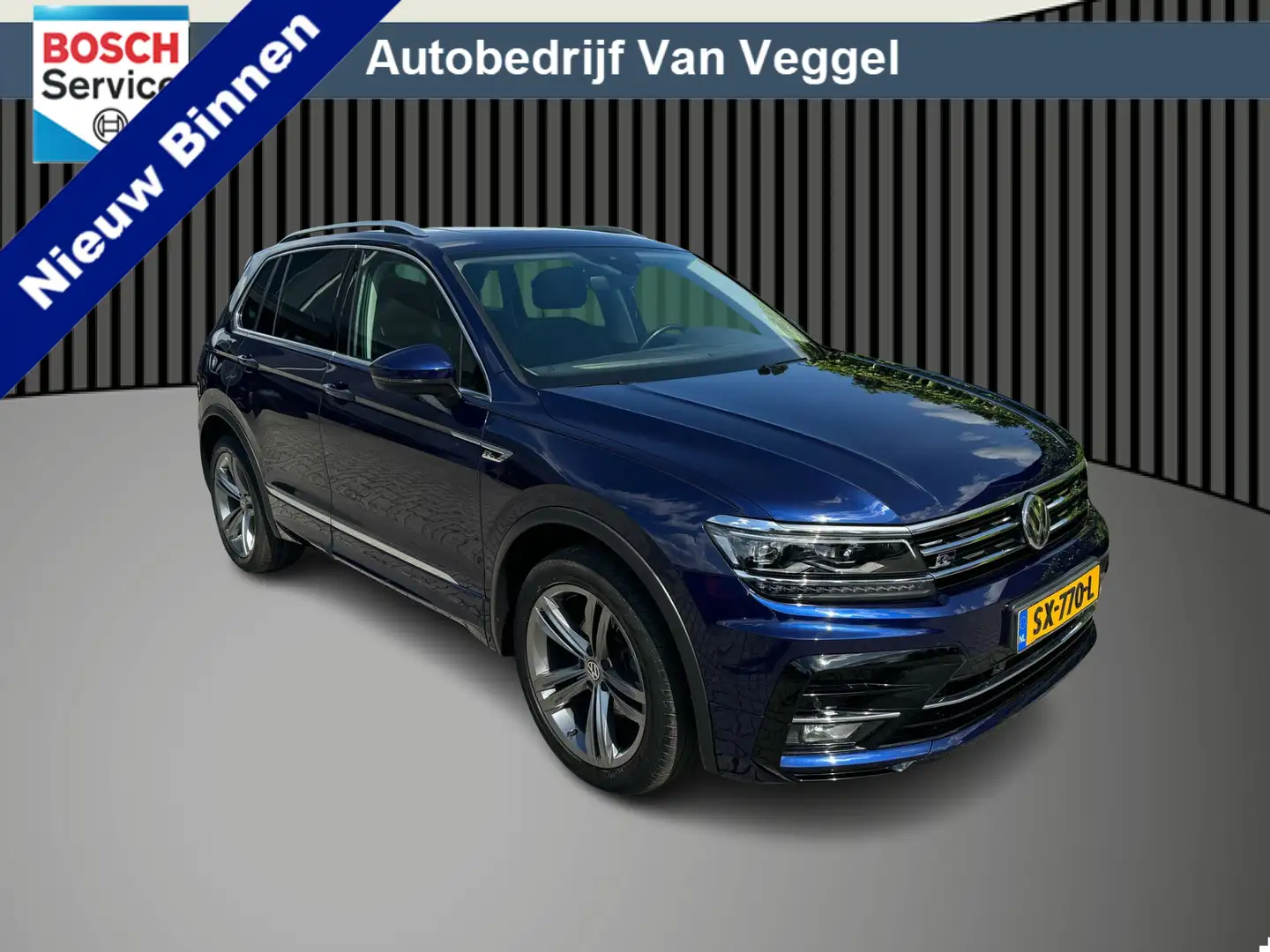 Volkswagen Tiguan 1.4 TSI 4Motion R line virtual cockpit, trekhaak, Blauw - 1