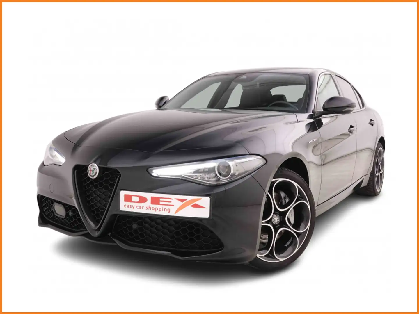 Alfa Romeo Giulia 2.0 Turbo Q4 AT8 Veloce + Keyless + Navi + Car Play + Cam Noir - 1