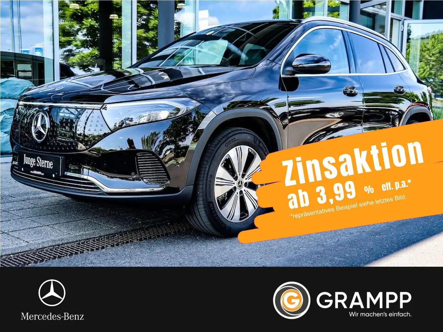 Mercedes-Benz EQA 300 4M Progressive Advanced / Kamera / MOPF Zwart - 1